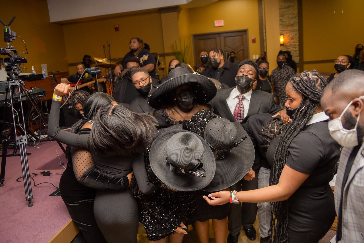 Power Surge impartation moment: prayer and ministry in a gathering